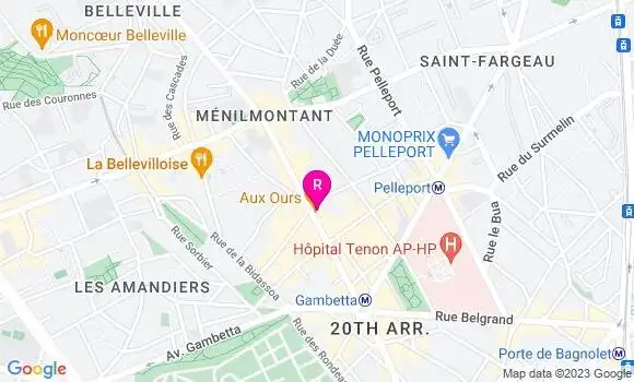 Localisation Restaurant  Aux Ours