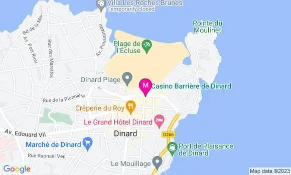 Localisation Restaurant  Le Wilson