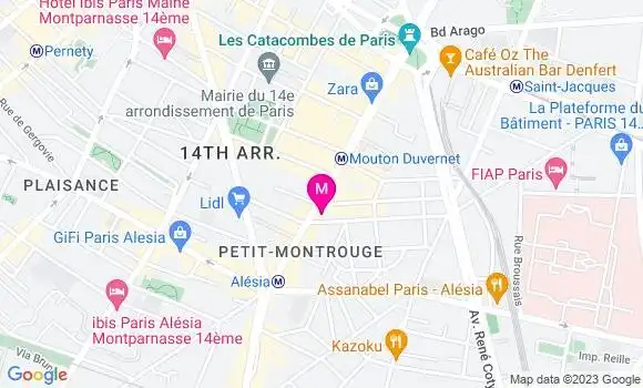 Localisation Restaurant Italien Les Jardins Contini