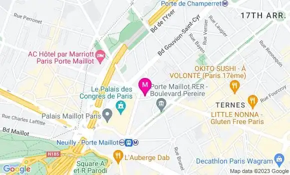 Localisation Restaurant  Le Boeuf Maillot