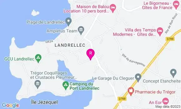 Localisation Crêperie Contre Vents et Marées