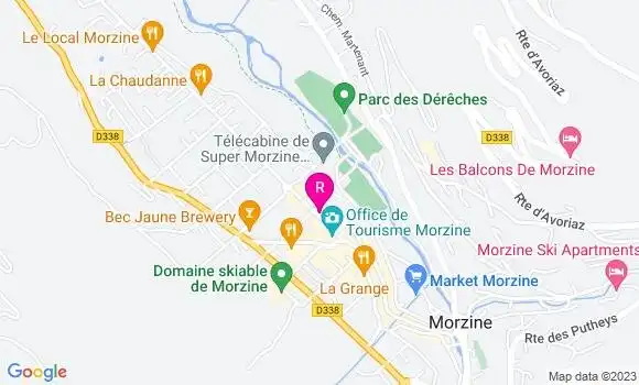Localisation Restaurant  La Chamade