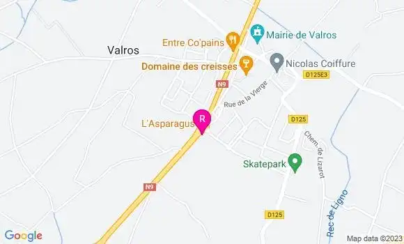 Localisation Restaurant  L