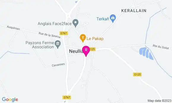 Localisation Crêperie Le Kérentrée
