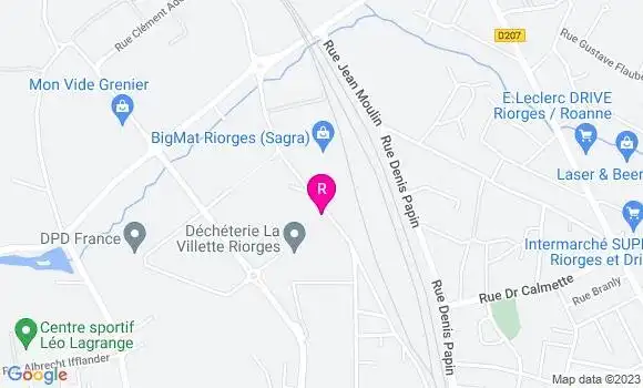 Localisation Restaurant  La Rotonde