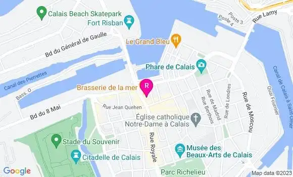Localisation Restaurant  Le Comptoir des Pizzas