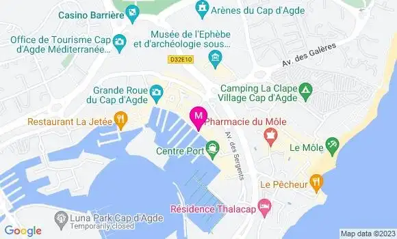 Localisation Restaurant  Le Nautilus