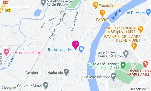 Localisation Restaurant  Adour Marie