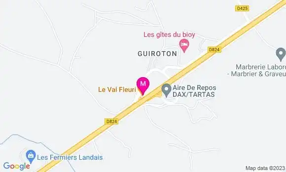 Localisation Restaurant  Le Val Fleuri