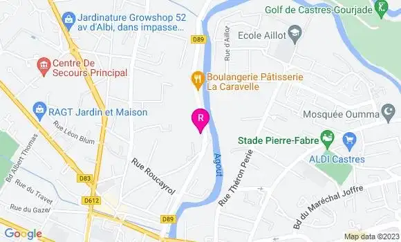 Localisation Restaurant  La Caravelle