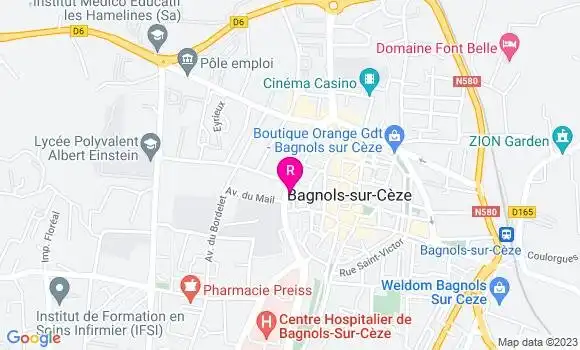Localisation Restaurant  Le Space