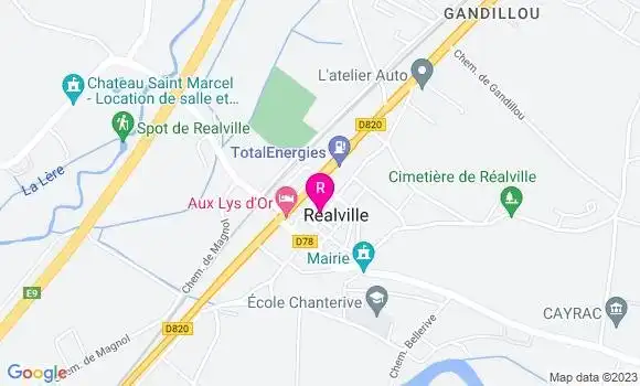 Localisation Restaurant  Le Regalville