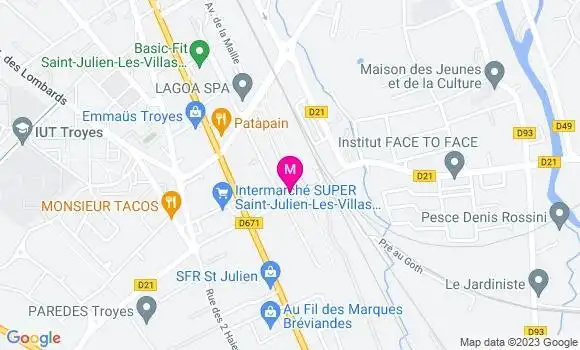Localisation Restaurant  Le Sanceen