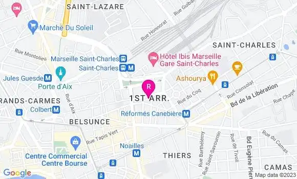 Localisation Restaurant  La Manne