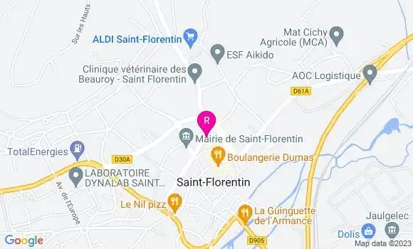 Localisation Brasserie Le Pied a Terre
