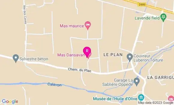Localisation Restaurant  Mas Dansavan