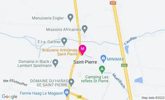 Localisation Brasserie Le Saint Pierre