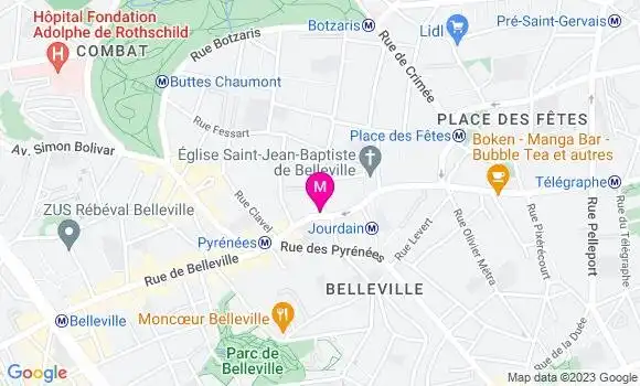 Localisation Restaurant  Le Barouf