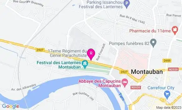 Localisation Restaurant  Les Lansquenets