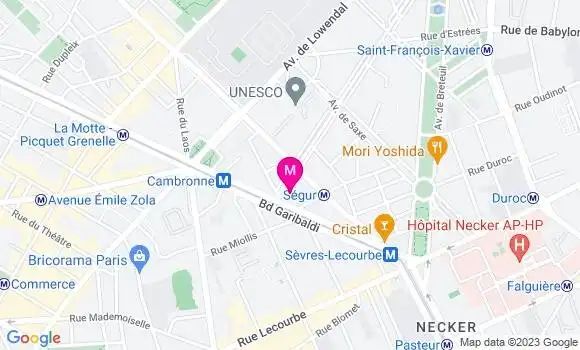 Localisation Restaurant  L