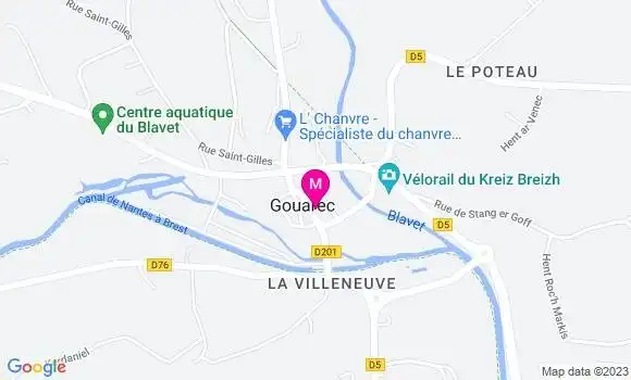 Localisation Restaurant  Le Kost Ar C