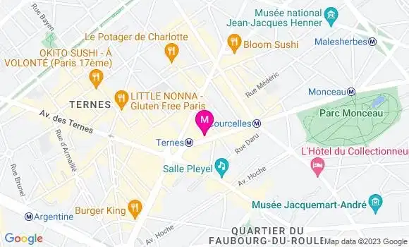 Localisation Restaurant  Le P