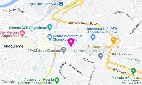 Localisation Restaurant de la Bussatte