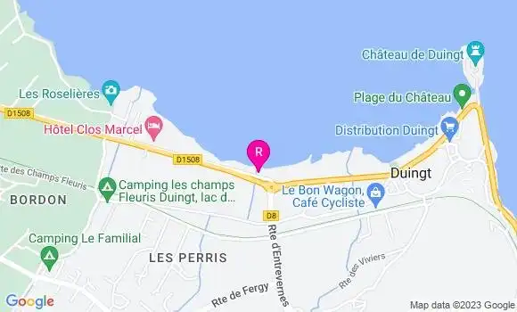 Localisation Restaurant  La Petite Fringale