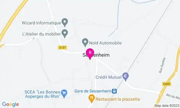 Localisation Auberge au Boeuf