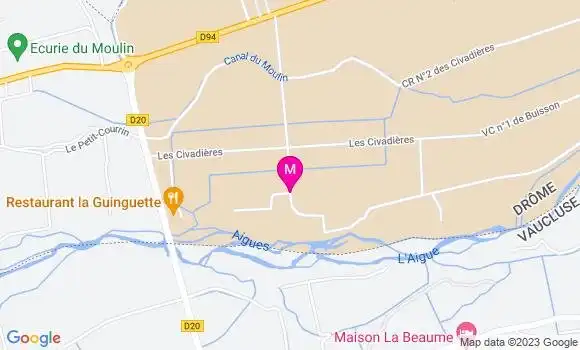 Localisation Restaurant  La Guinguette