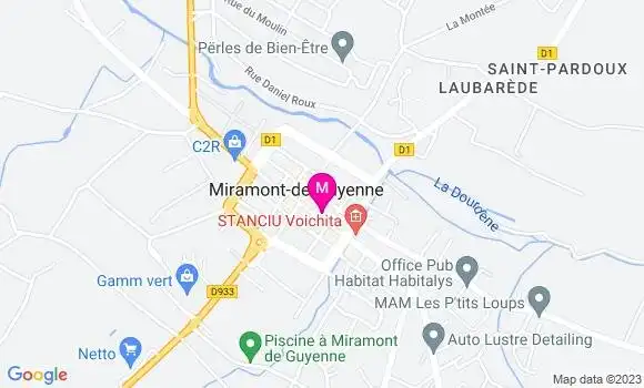 Localisation Restaurant  La Table de Nanie