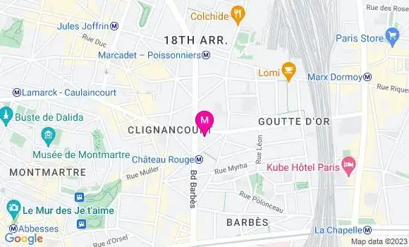 Localisation Restaurant Bar Mokaddem Kheira