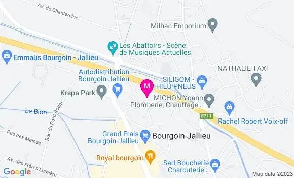 Localisation Restaurant  La Plaine