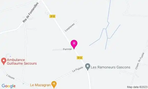 Localisation Restaurant  Le Mazagran