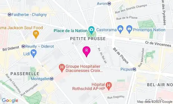 Localisation Bistrot Bistro du 5