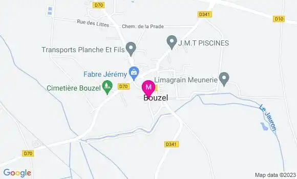 Localisation Auberge du Ver Luisant