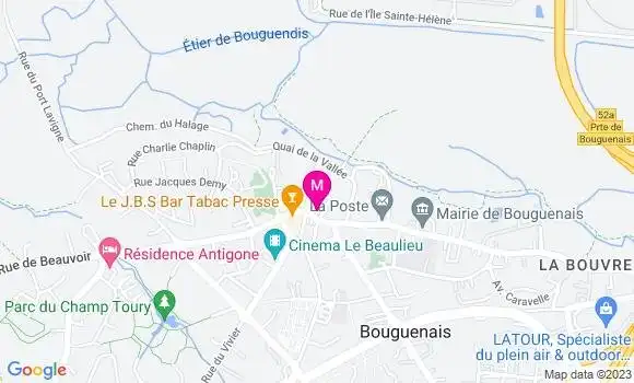 Localisation Restaurant  Le Kervegon