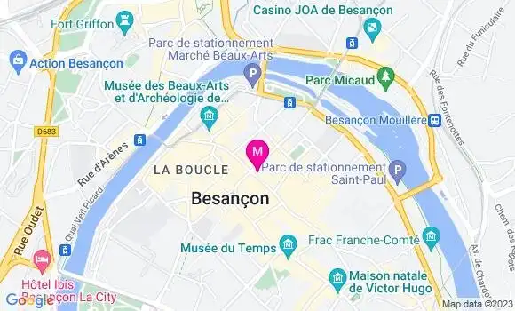 Localisation Brasserie du Commerce