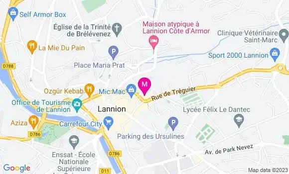 Localisation Crêperie Toulao