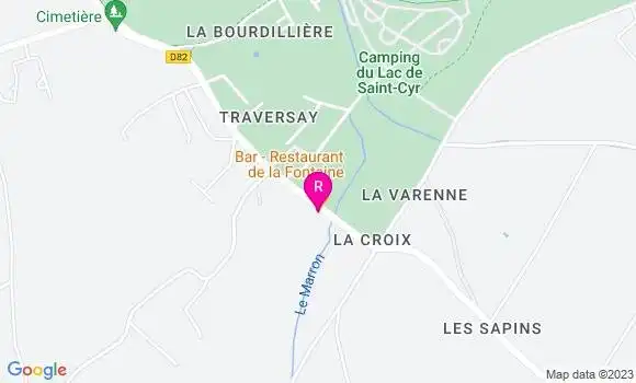 Localisation Restaurant de la Fontaine