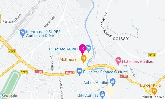Localisation Pizzeria Espace Pizza