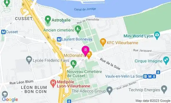 Localisation Restaurant Bar La Mi Temps