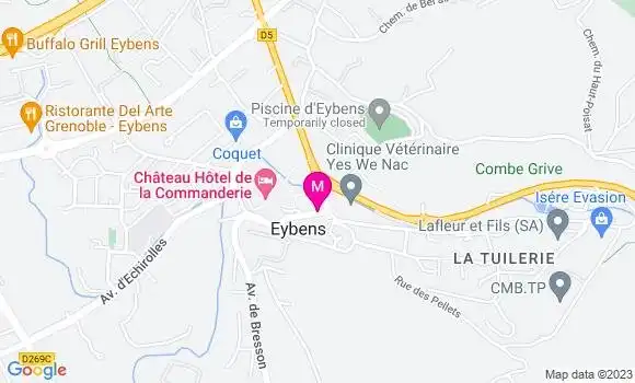 Localisation Brasserie Le 2 F