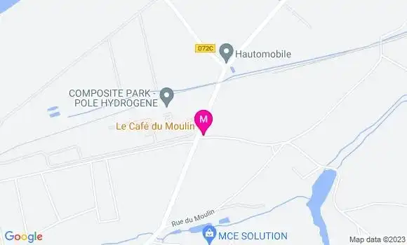 Localisation Le Café du Moulin