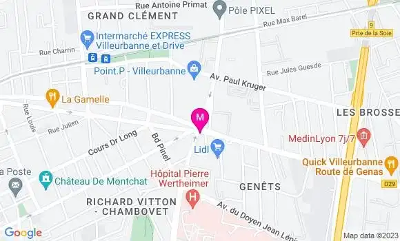Localisation Restaurant  O