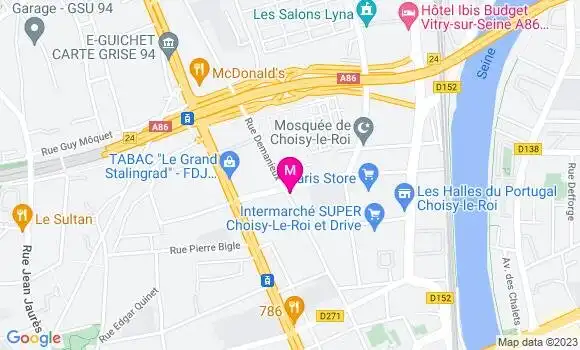 Localisation Restaurant  Le Petit Conservatoire