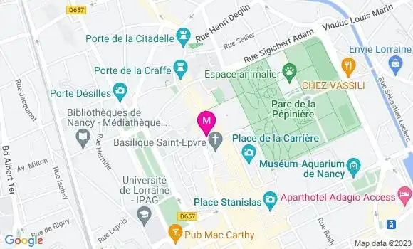 Localisation Restaurant Bar Le Gavroche