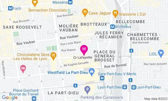 Localisation Brasserie Le Masséna