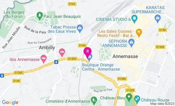 Localisation Restaurant Chinois Fleur de Printemps