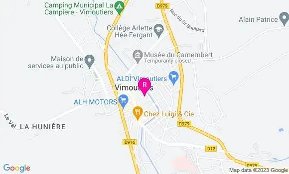 Localisation Restaurant  Bar de Normandie